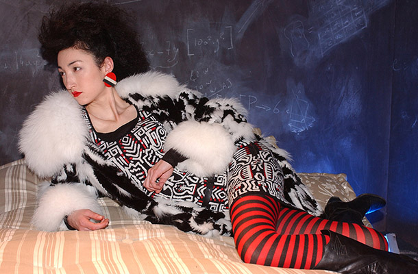 styliste knitwear designer mode fashion maille dress Robe femme womenswear adam jones paris collection jubilee