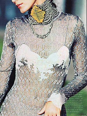 styliste knitwear designer mode fashion maille dress Robe femme womenswear dior publication press magazine